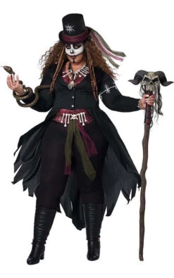 Costume De Vaudou Magique Pour Femmes Plus