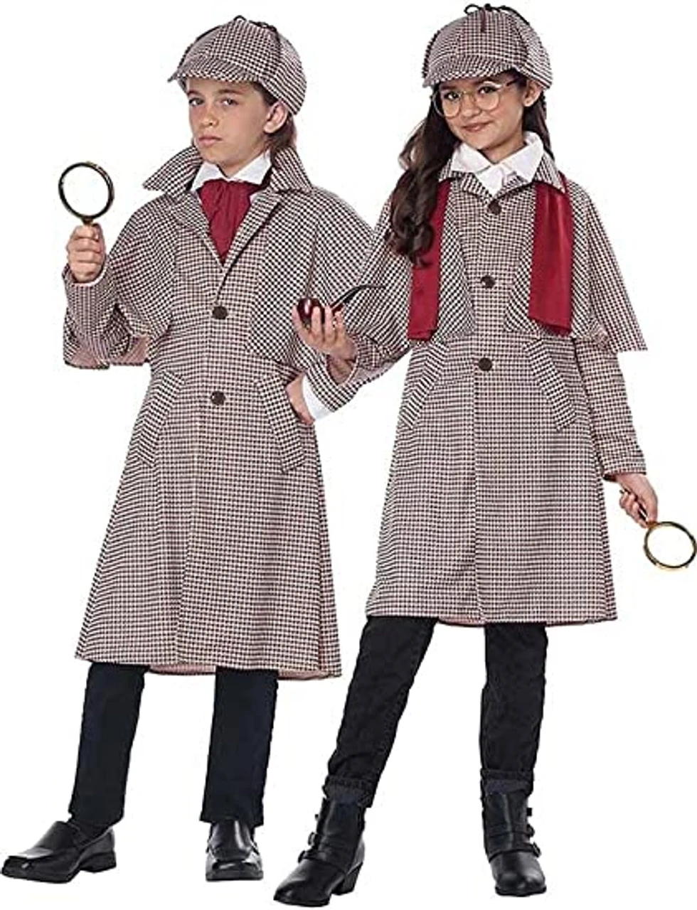 Costume De Détective Anglais Sherlock Holmes Pour Enfant – Image 3