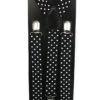 Black & White Dot Suspenders
