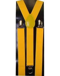 Yellow Adult Suspenders