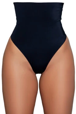 Culottes String Taille Haute ?Noir Amincissante Confort