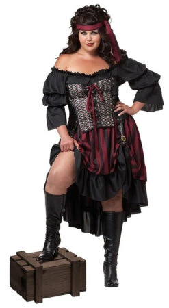 Costume Jeune Fille Pirate Taille Plus