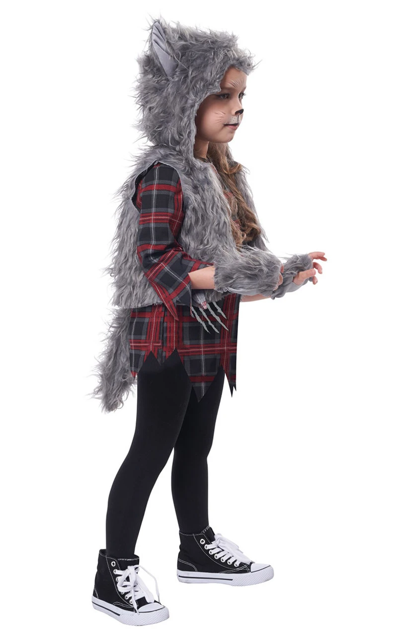 Costume De Loup Garou Pour Fillettes – Image 3