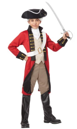 Costume De Soldat Redcoat Britannique Pour Enfant