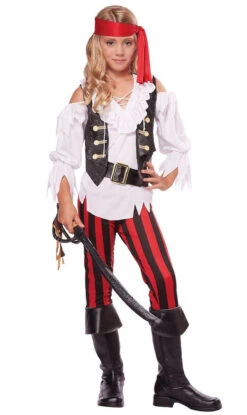 Costume Distingué De Pirate Pour Fille