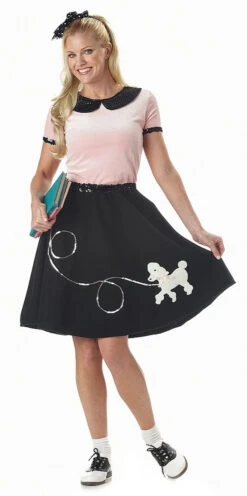 Costume Jupe Caniche Des Années 50