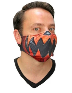 Masque En Tissu Citrouille
