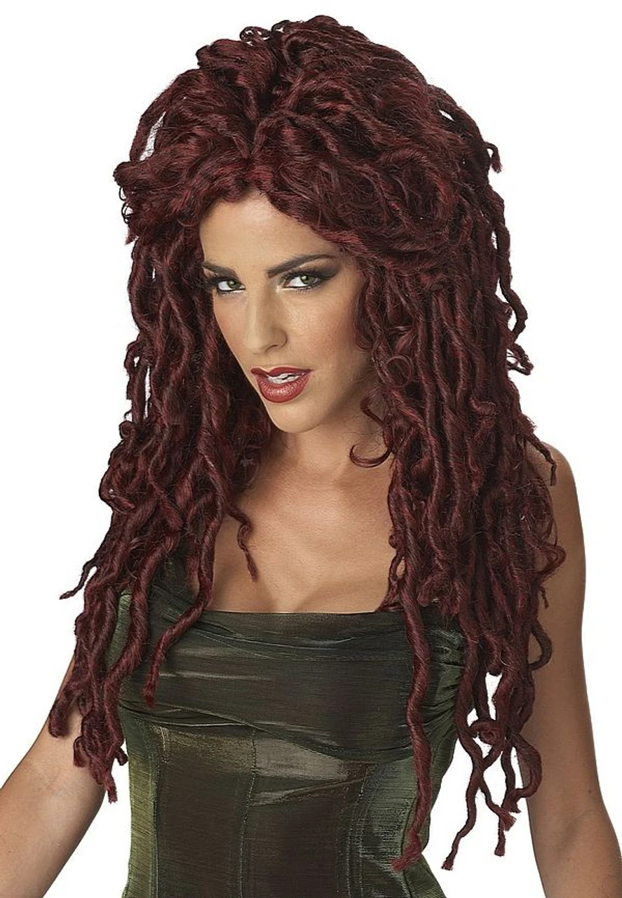 Medusa Burgundy Dreadlock Wig