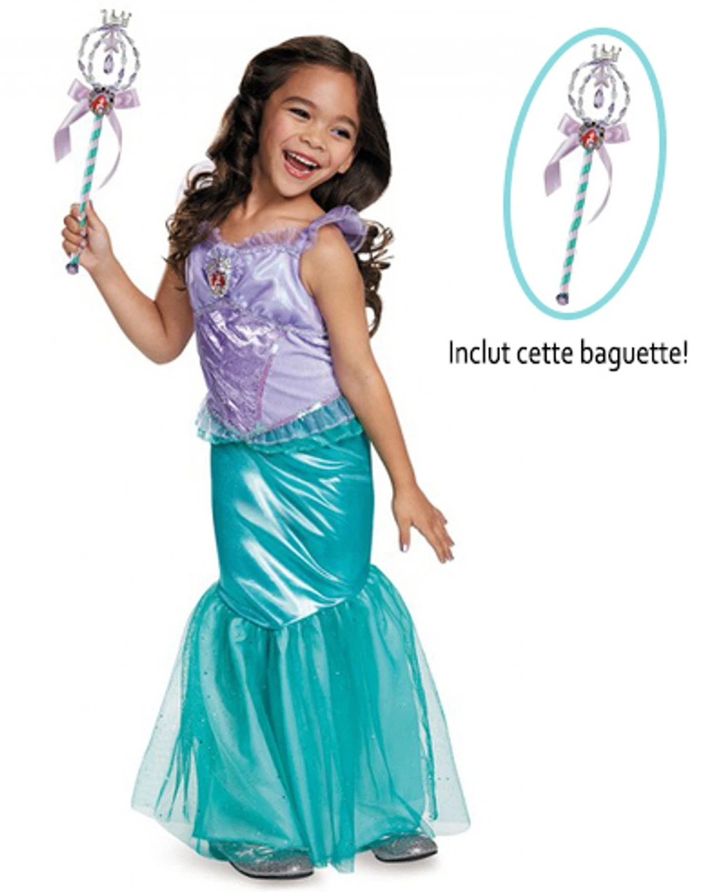 Costume D'Ariel Petite Sirène Pour Fille