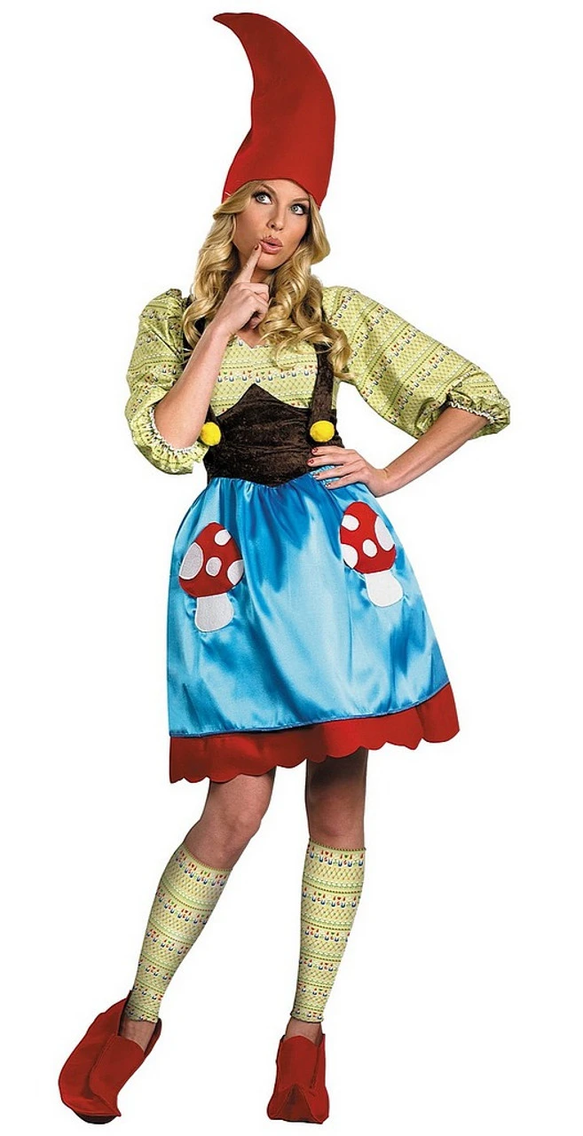 Costume De Mme Nain De Jardin