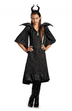 Children's Maleficent Black Gown