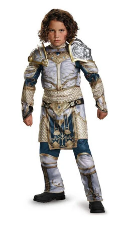 Costume Classique De Warcraft Roi King Llane Pour Enfant