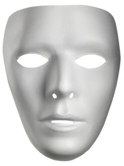 White Male Mask - Set Of 6