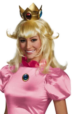 Princess Peach Adult Wig
