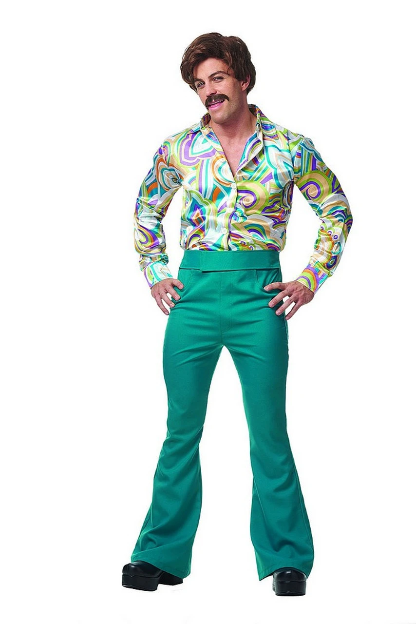 Costume Vert Du Mec De 70