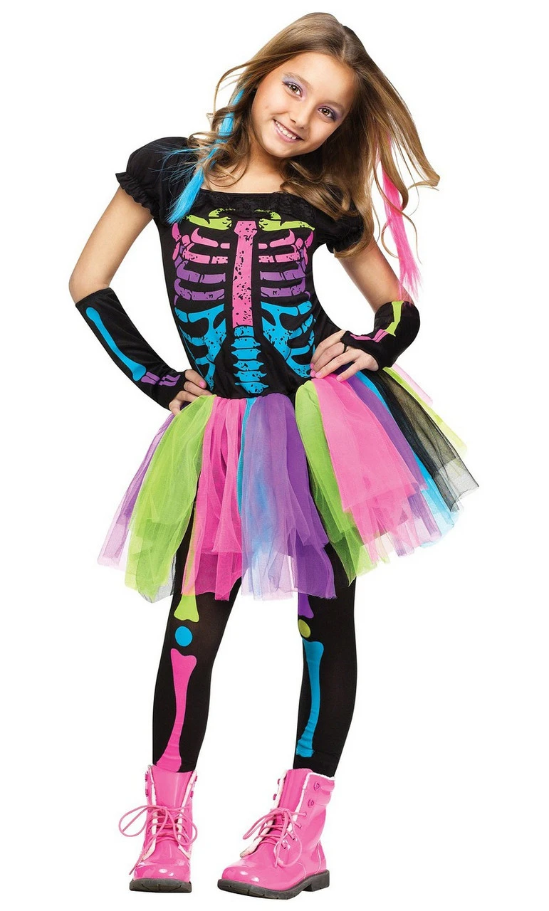 Fille Squelette De Punk Funky