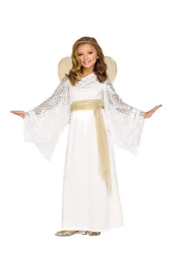 Costume De La Jeune Fille Angélique Pour Enfant