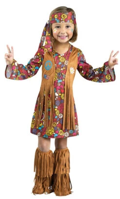 Costume Du Bambin Hippie Peace And Love