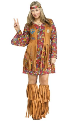 Hippie Peace&Love Taille Plus
