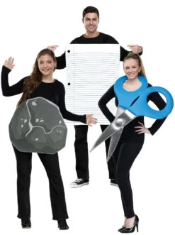 Costume De Roche, Feuille, Ciseau Pour Adulte