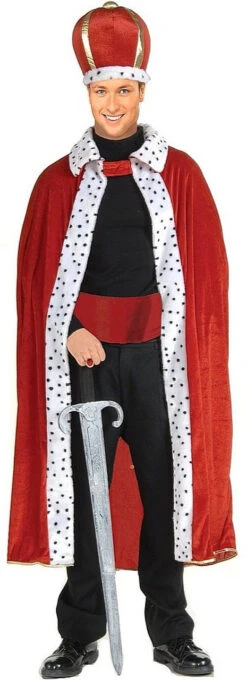 Ensemble Robe Et Couronne De Roi Pour Adulte