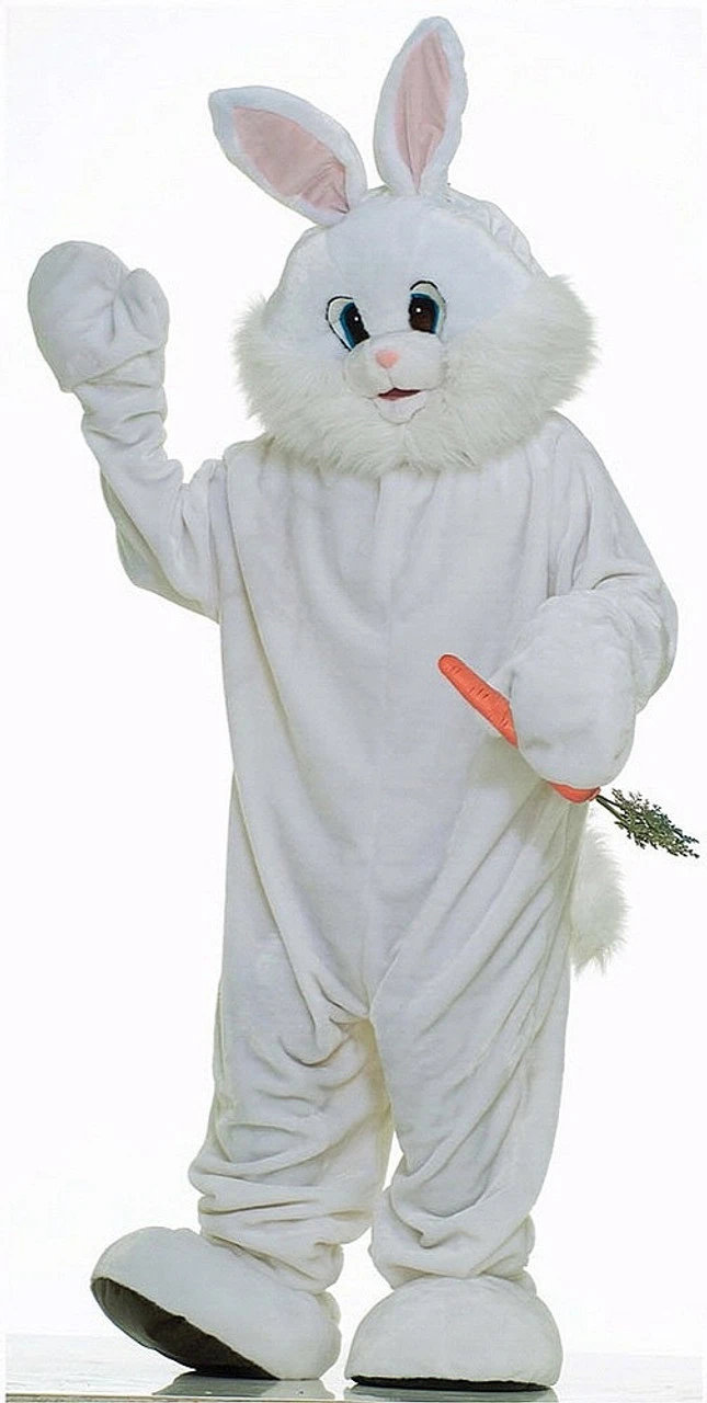 Mascotte Deluxe Lapin En Peluche