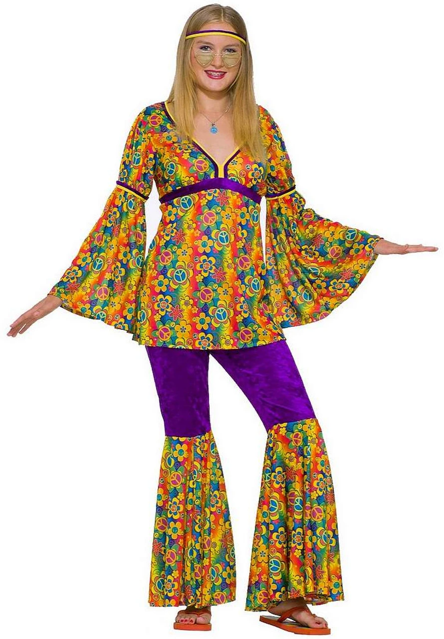 Costume De Brume Pourpre De Hippie