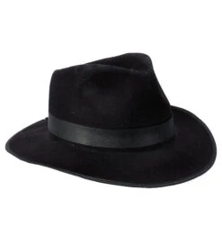 Chapeau Noir De Gangster