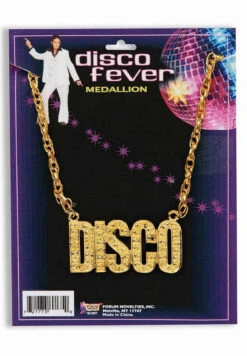 70's "Disco" Gold Necklace