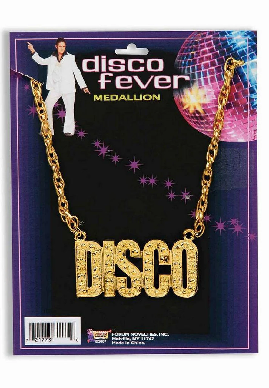 70's "Disco" Gold Necklace