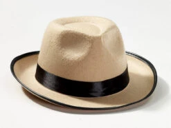 20's Beige Fedora Hat