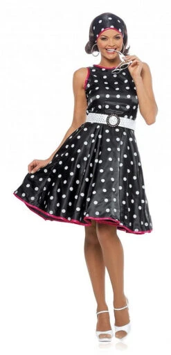 Costume Noir Des Chaudes Années 50