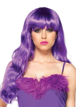 Starbright Long Wavy Wig Purple