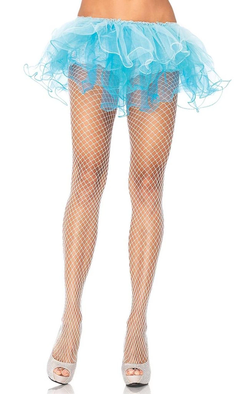 Collant En Filet Industriel Blanc - Taille Grande – Image 2