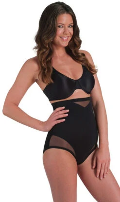 Miraclesuit Culotte Taille Haute Transparente Noire