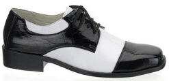 Chaussures De Jazz Noires Et Blanches Pour Homme