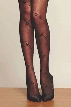 Philippe Matignon Collant Lilly Avec Motif Dentelle