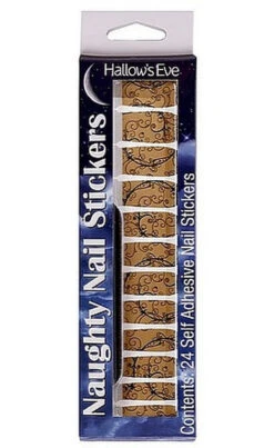 Autocollant à Ongles Doré Floral #4