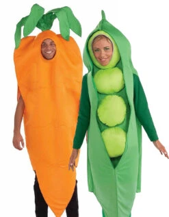 Couple Pois Et Carotte