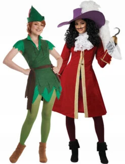 Le Couple Peter Pan Et Le Capitaine Crochet