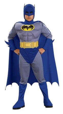Costume Gris De Luxe Pour Bambin De Batman