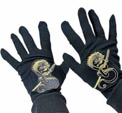 Gants Noirs De Ninja Pour Enfants