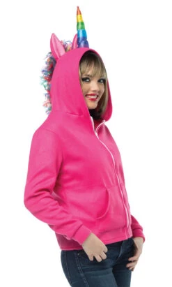 Licorne Rose Kangourou Adulte