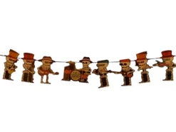 Drapeau Décoratif En Papier 2-3M Dancing Skeleton