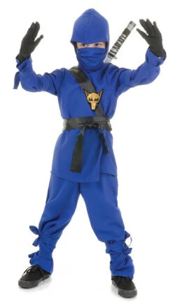 Costume Ninjago Ninja Bleu Pour Enfant