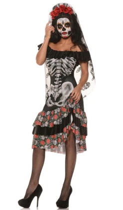 Costume De La Reine De La Mort Avec Voile