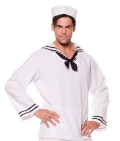 Chemise Blanche De Marin Pour Hommes