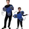 Costume Fidget Spinner Bleue