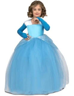 Costume De La Princesse à Tutu Bleue Pour Fille