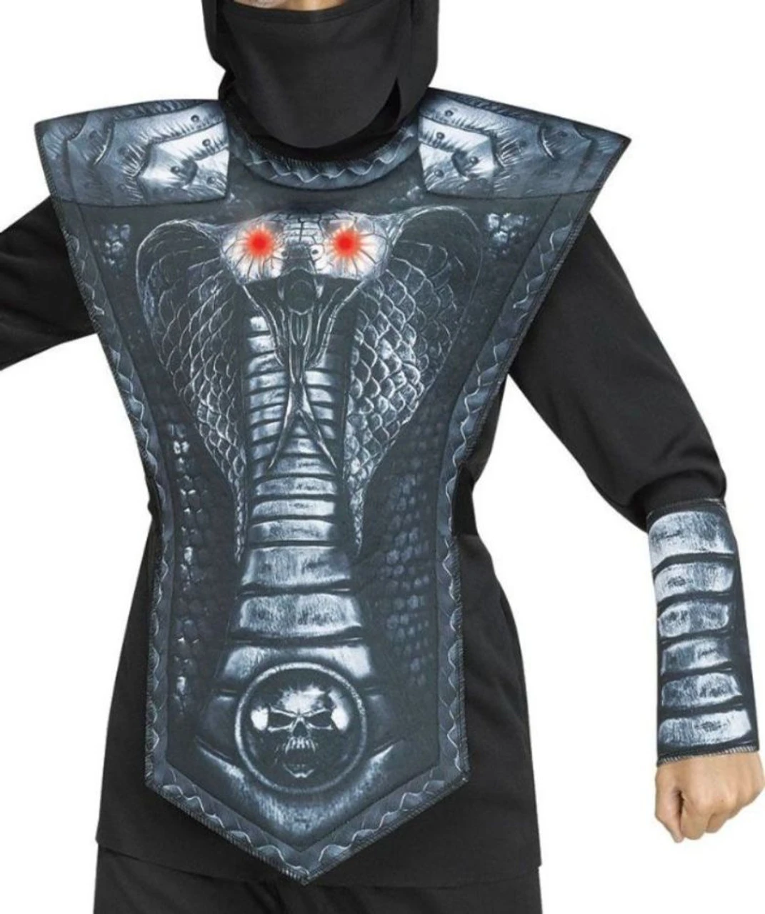 Le Costume De Ninja Cobra Argenté Pour Garçons – Image 2